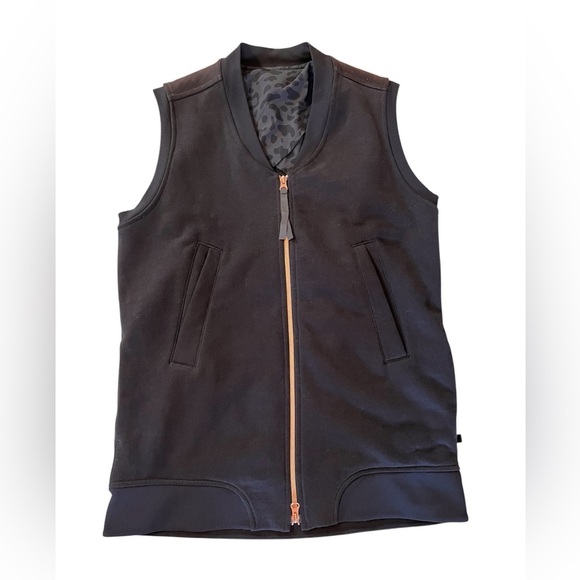 lululemon athletica Tops - Lululemon Black Sleeveless VEST. Black. SMALL. Cozy Soft Minimalist Layering